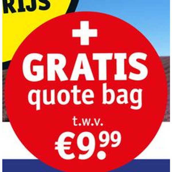 Gratis quote bag