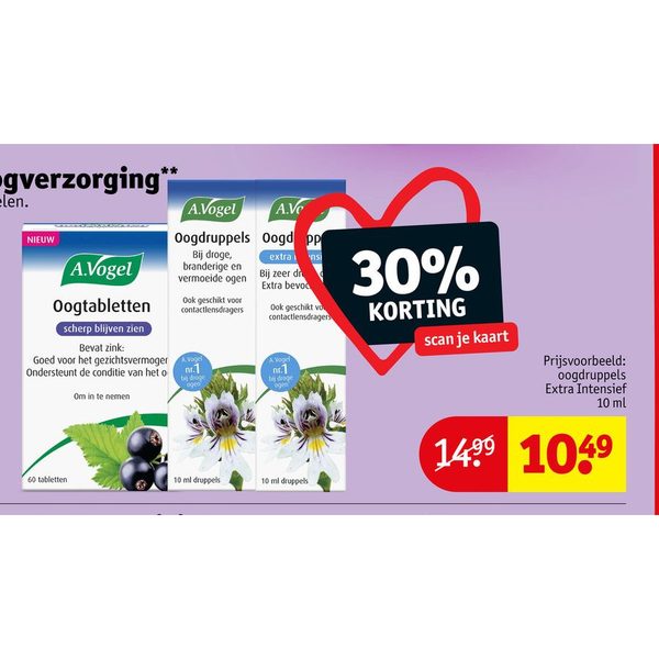 Oogverzorging oogdruppels en oogtabletten