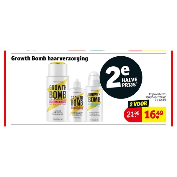 Growth Bomb haarverzorging