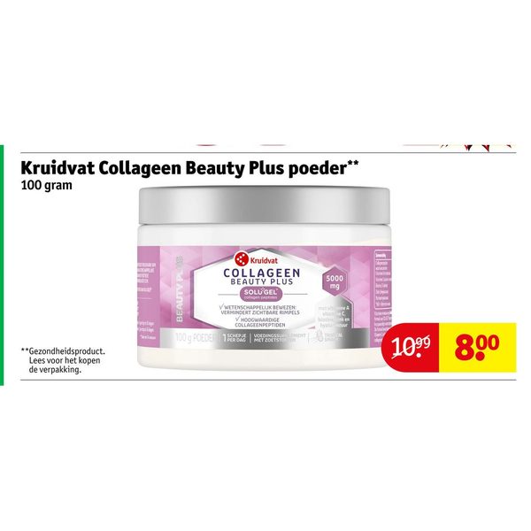 Kruidvat Collageen Beauty Plus poeder