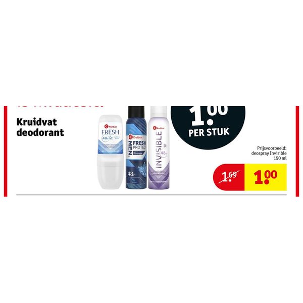 Kruidvat deodorant