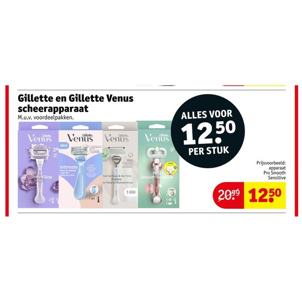 Gillette en Gillette Venus scheerapparaat