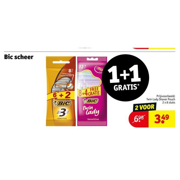 Bic Twin Lady Sensitive wegwerpmesjes
