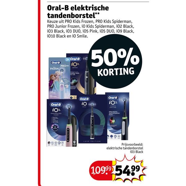 Oral-B elektrische tandenborstels