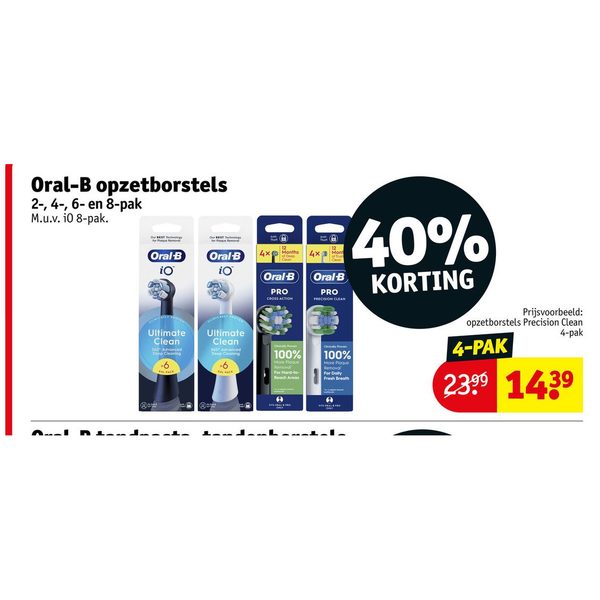Oral-B opzetborstels