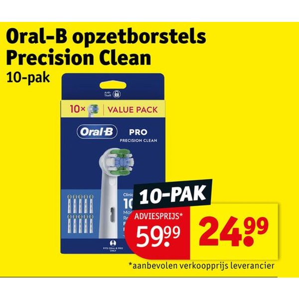 Oral-B opzetborstels Precision Clean 10-pak