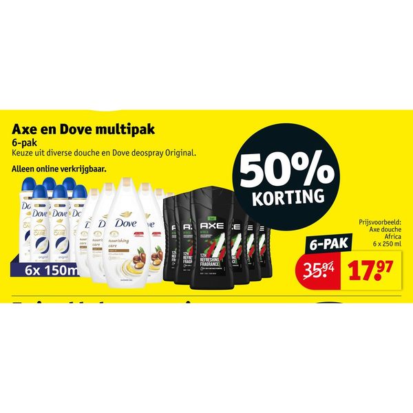 Axe en Dove multipak