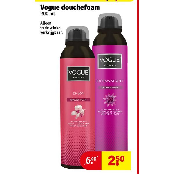 Vogue douchefoam