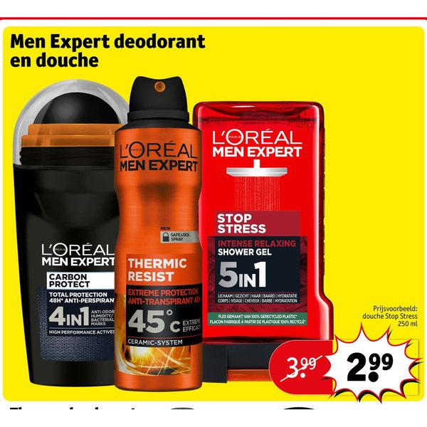 L'Oréal Men Expert deodorant en douche