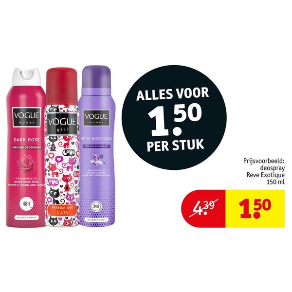 Vogue deodorant