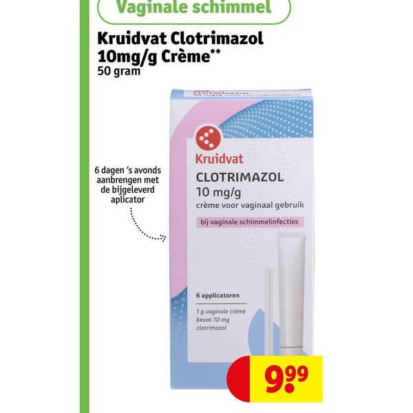 Kruidvat Clotrimazol 10mg/g Crème
