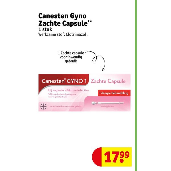 Canesten Gyno Zachte Capsule
