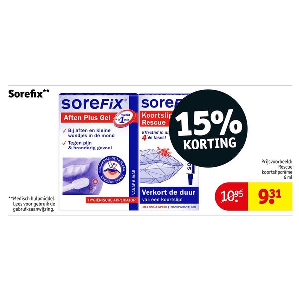 Aften Plus Gel / Koortslip Rescue
