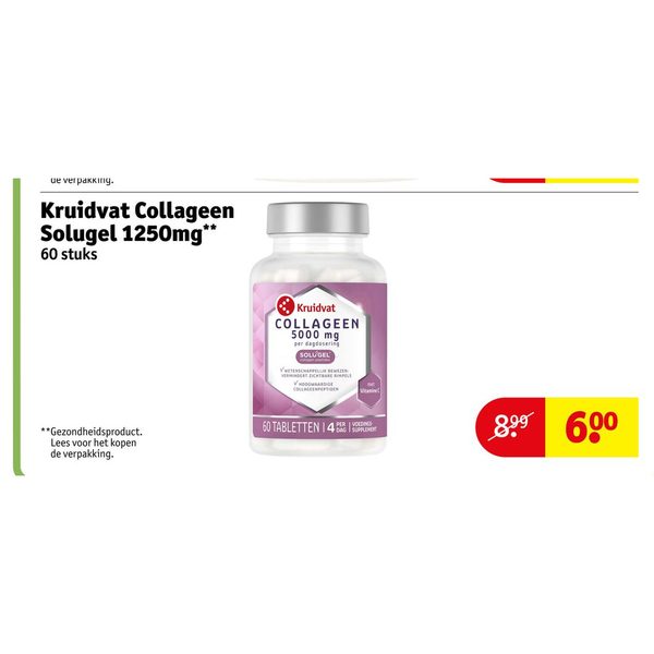 Kruidvat Collageen Solugel 1250mg