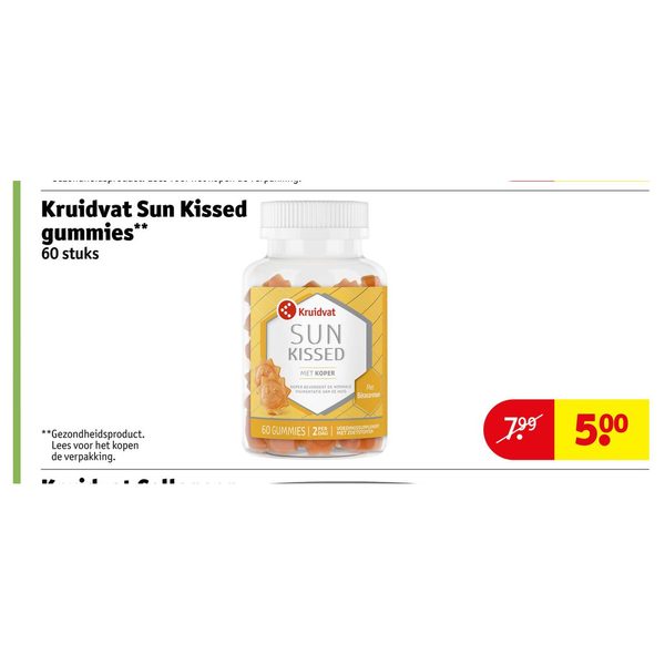 Kruidvat Sun Kissed gummies