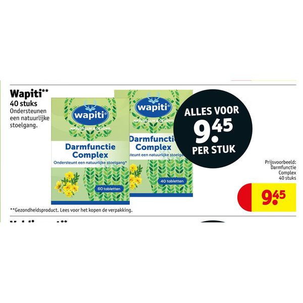 Wapiti Darmfunctie Complex