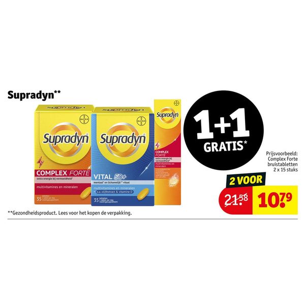 Supradyn Complex Forte of Vital 50+