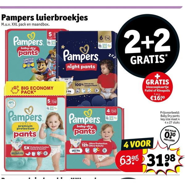 Pampers luierbroekjes