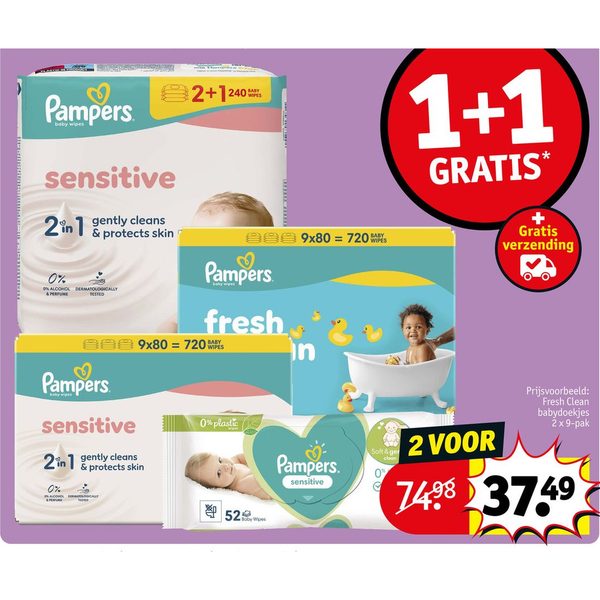 Pampers babydoekjes