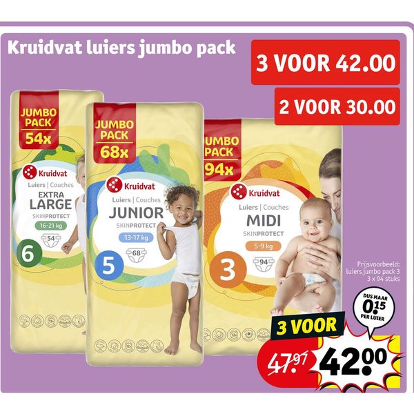Kruidvat luiers jumbo pack