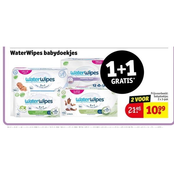 WaterWipes Sensitive 3-pak