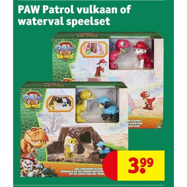 PAW Patrol vulkaan of waterval speelset