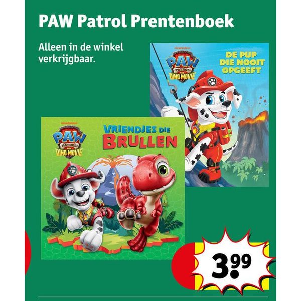 PAW Patrol Prentenboek