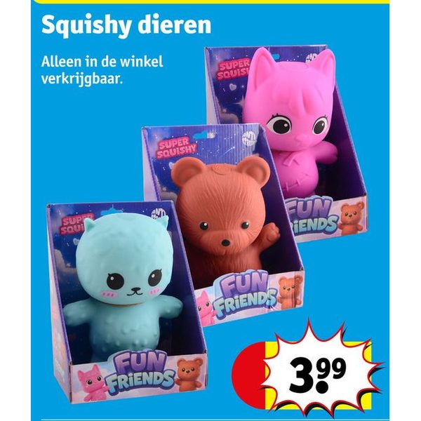 Squishy dieren