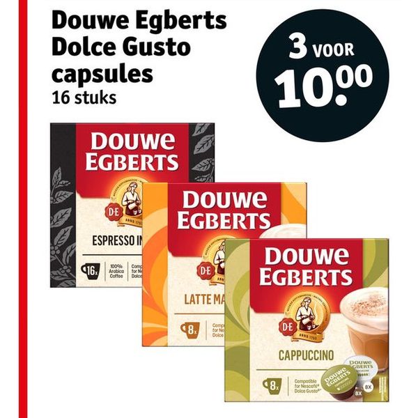 Douwe Egberts Dolce Gusto capsules