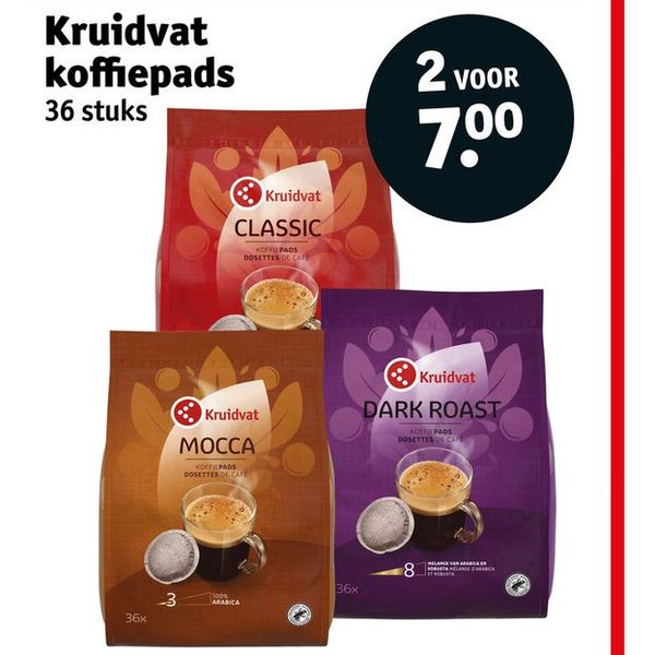 Kruidvat koffiepads