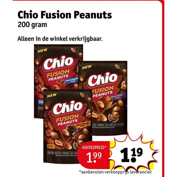 Chio Fusion Peanuts