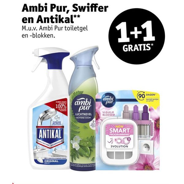 Ambi Pur, Swiffer en Antikal