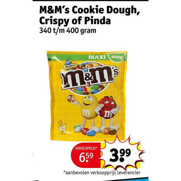 Cookie Dough, Crispy of Pinda chocolade