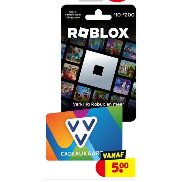 Roblox cadeaukaart