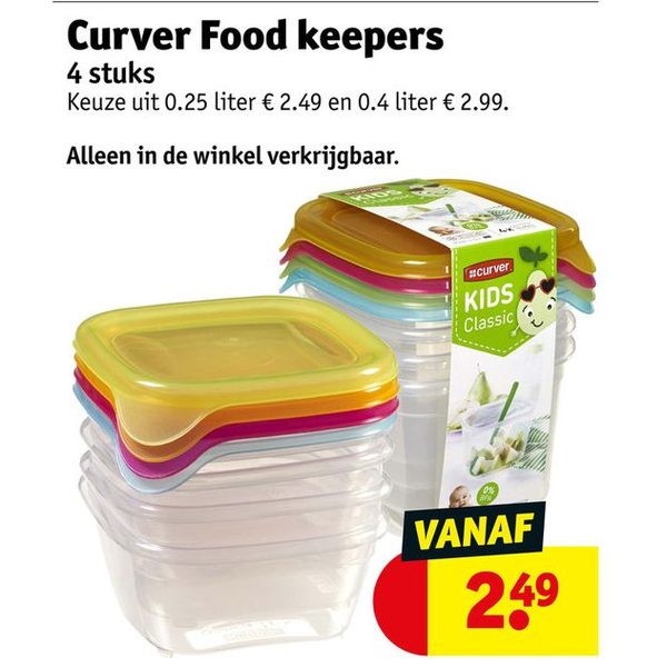 Kids Classic Food keepers