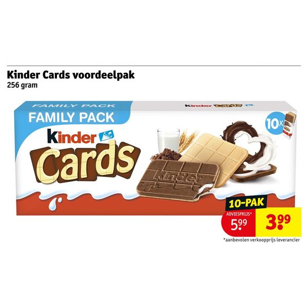 Kinder Cards 10-pak
