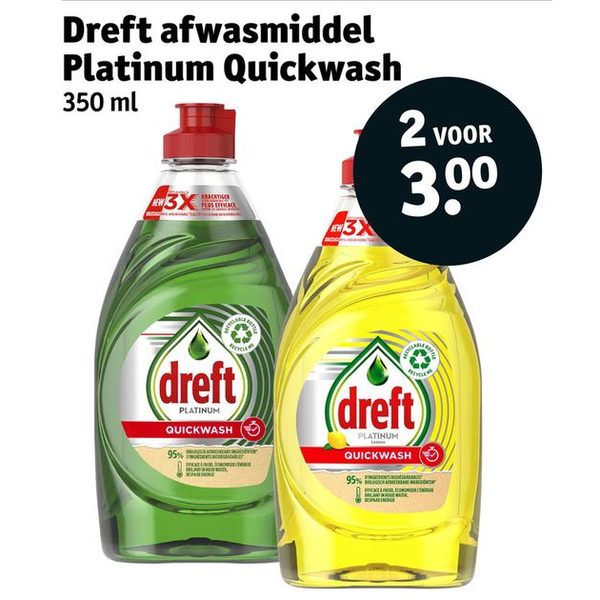 Dreft afwasmiddel Platinum Quickwash