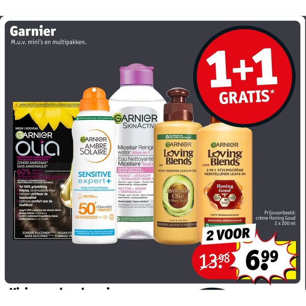 Garnier haarverzorging en huidverzorging