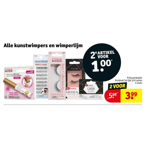 Kiss kunstwimpers en wimperlijm
