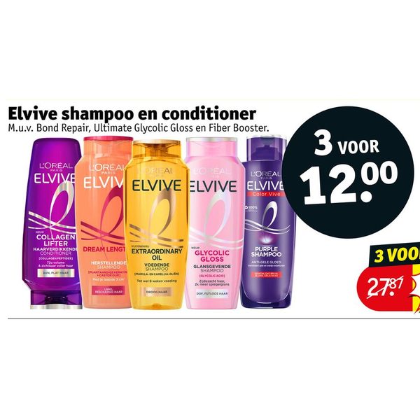 Elvive shampoo en conditioner
