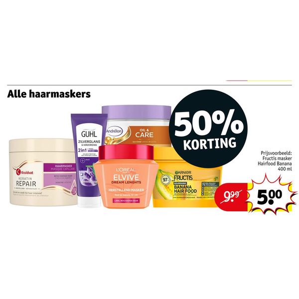 Alle haarmaskers