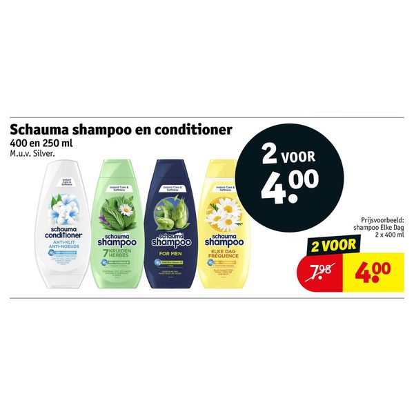 Schauma shampoo en conditioner