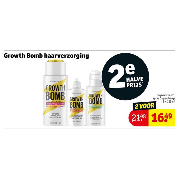 Growth Bomb haarverzorging