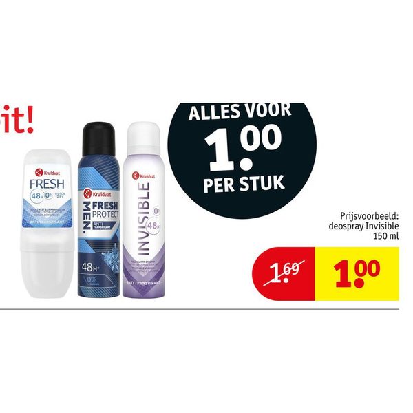 Kruidvat deodorant