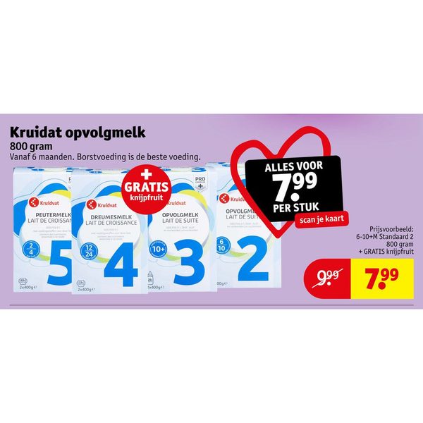 Kruidvat opvolgmelk
