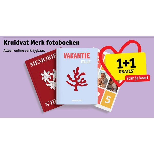 Kruidvat Merk fotoboeken