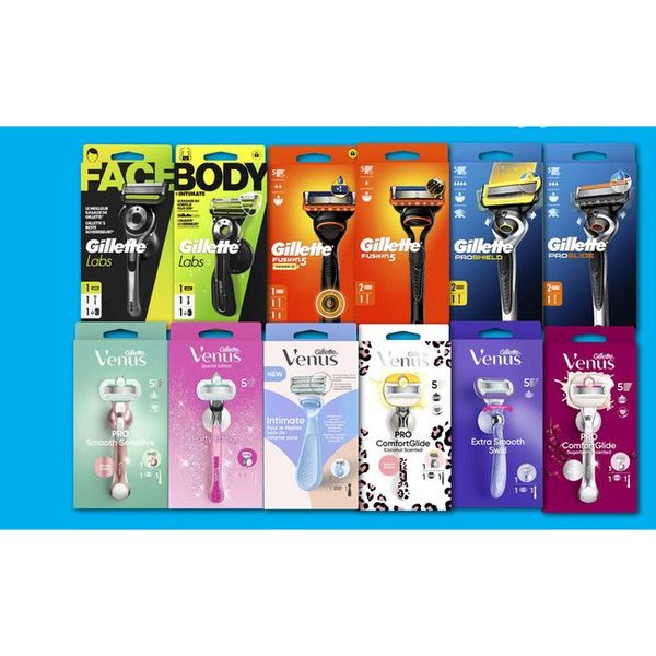 Gillette en Gillette Venus scheerapparaat