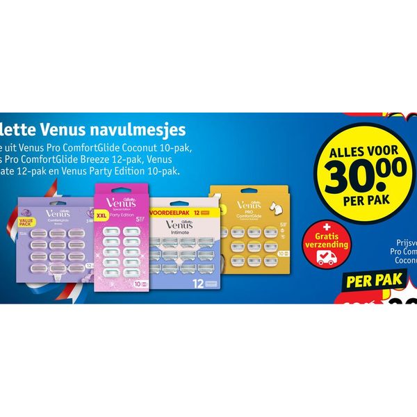 Gillette Venus navulmesjes (selectie)