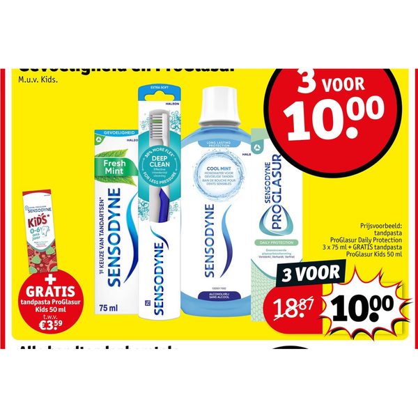 Sensodyne mondverzorging Gevoeligheid en ProGlasur