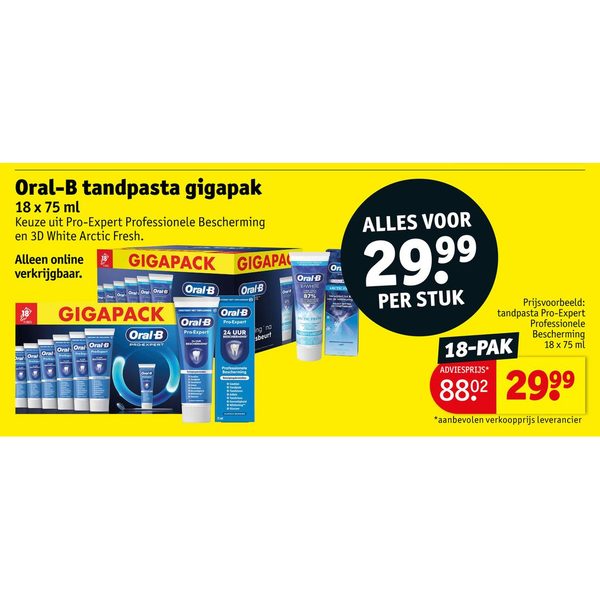 Oral-B tandpasta gigapak